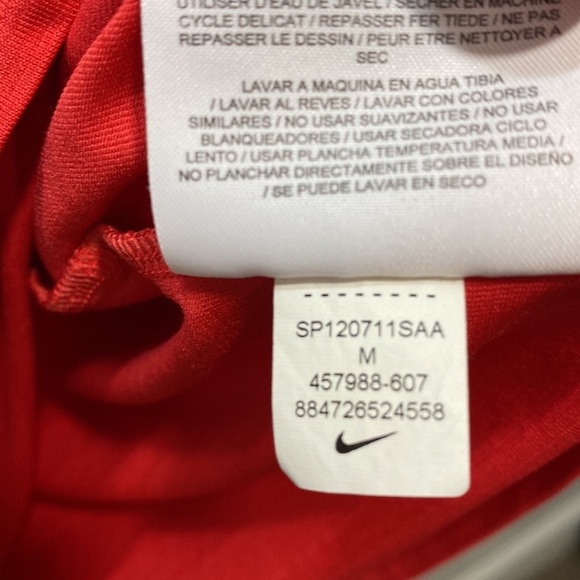 Nike Tiger Woods Collection golf polo‎ top red - Picture 7 of 7